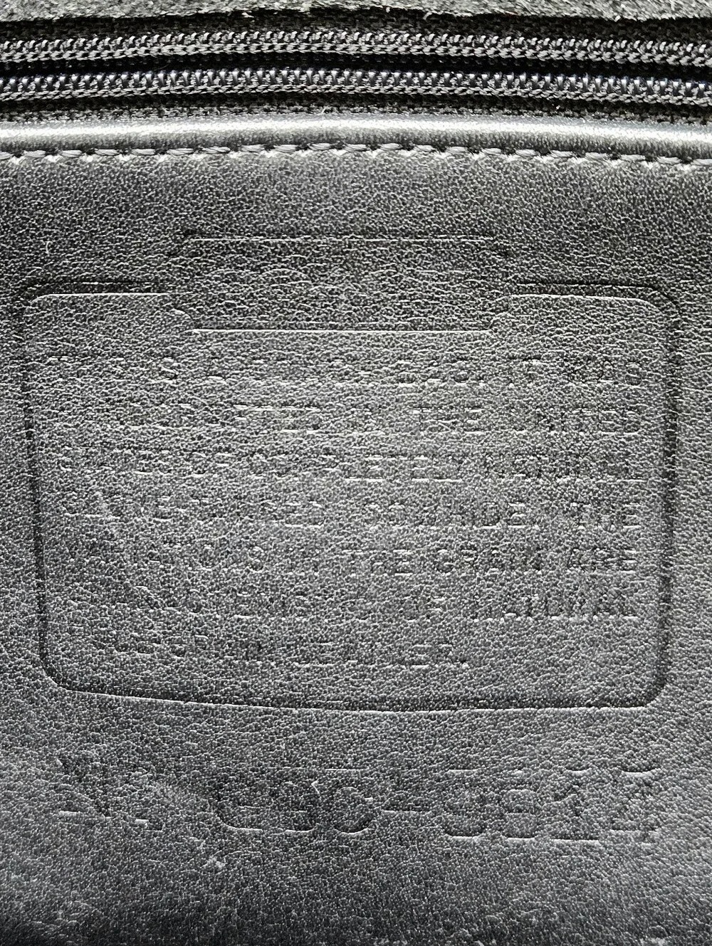 Coach Sutton 9814 Black Bag Purse Leather Vintage Has Hangtag Brass
